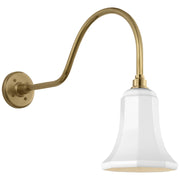 Visual Comfort Signature - TOB 2802HAB/S8-WHT - LED Barn Light - Academy Barn Light - Hand-Rubbed Antique Brass