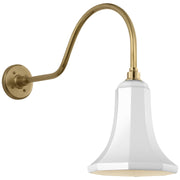 Visual Comfort Signature - TOB 2802HAB/S9-WHT - LED Barn Light - Academy Barn Light - Hand-Rubbed Antique Brass