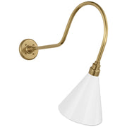 Visual Comfort Signature - TOB 2803HAB/S10-WHT - LED Barn Light - Academy Barn Light - Hand-Rubbed Antique Brass