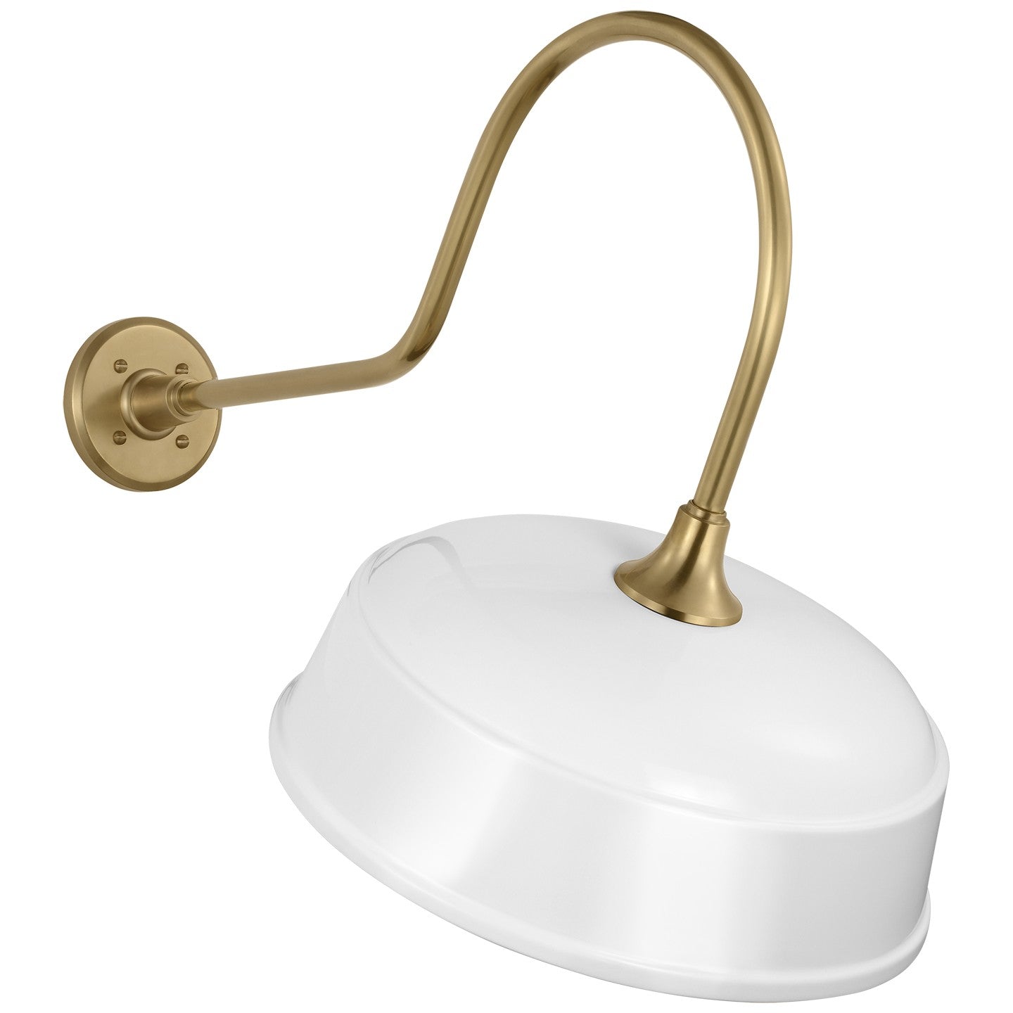 Visual Comfort Signature - TOB 2803HAB/S7-WHT - LED Barn Light - Academy Barn Light - Hand-Rubbed Antique Brass