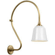Visual Comfort Signature - TOB 2805HAB/S5-WHT - LED Barn Light - Academy Barn Light - Hand-Rubbed Antique Brass