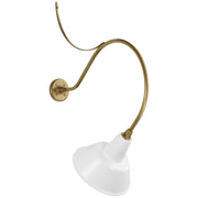 Visual Comfort Signature - TOB 2806HAB/S1-WHT - LED Barn Light - Academy Barn Light - Hand-Rubbed Antique Brass