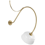 Visual Comfort Signature - TOB 2807HAB/S6-WHT - LED Barn Light - Academy Barn Light - Hand-Rubbed Antique Brass