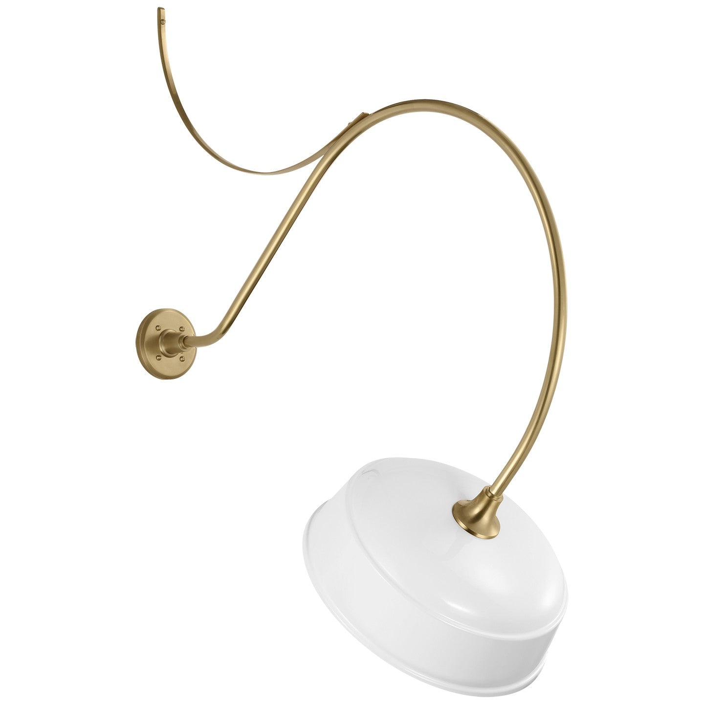 Visual Comfort Signature - TOB 2807HAB/S7-WHT - LED Barn Light - Academy Barn Light - Hand-Rubbed Antique Brass