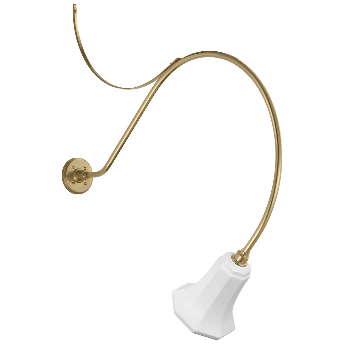 Visual Comfort Signature - TOB 2807HAB/S8-WHT - LED Barn Light - Academy Barn Light - Hand-Rubbed Antique Brass