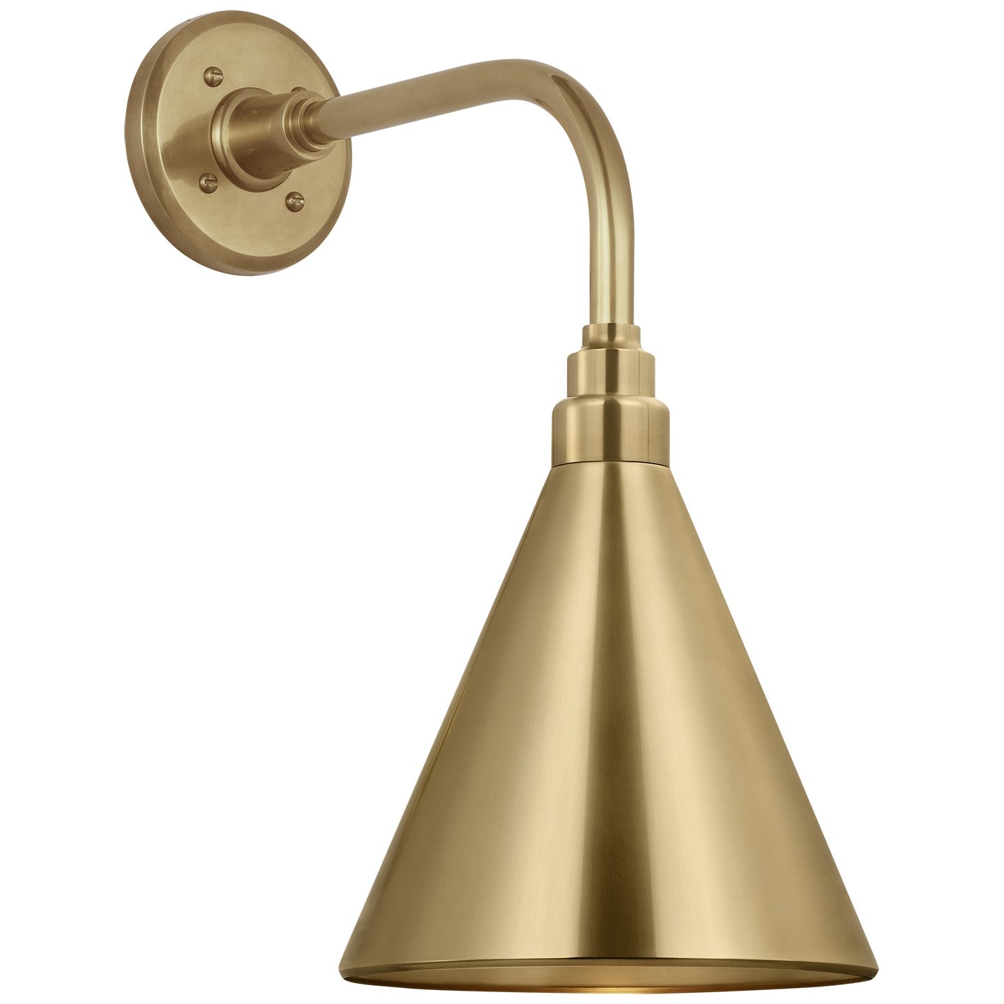 Visual Comfort Signature - TOB 2808HAB/S10-HAB - LED Barn Light - Academy Barn Light - Hand-Rubbed Antique Brass