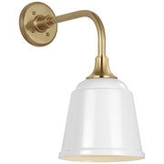Visual Comfort Signature - TOB 2808HAB/S5-WHT - LED Barn Light - Academy Barn Light - Hand-Rubbed Antique Brass
