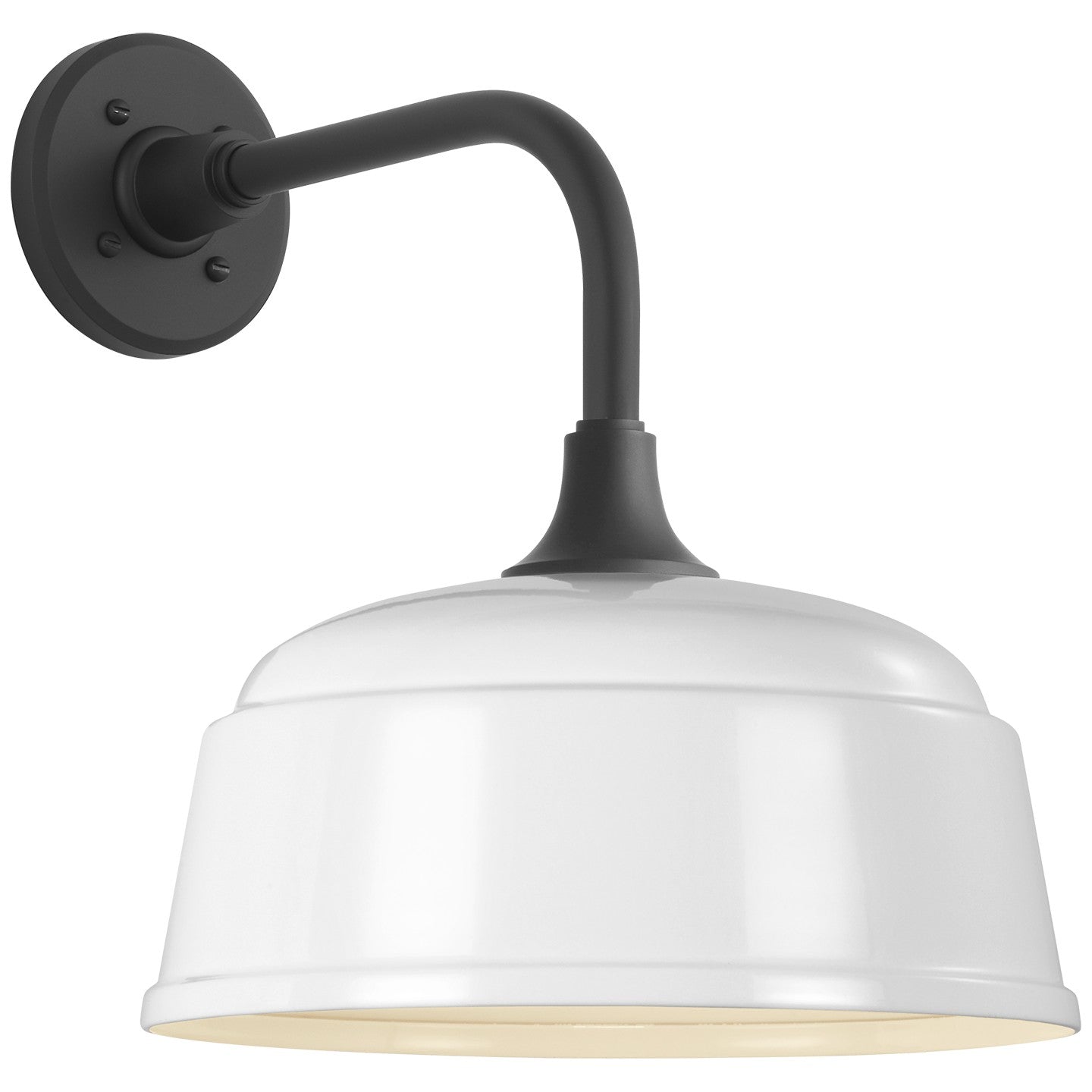 Visual Comfort Signature - TOB 2808MBK/S6-WHT - LED Barn Light - Academy Barn Light - Matte Black