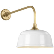 Visual Comfort Signature - TOB 2809HAB/S6-WHT - LED Barn Light - Academy Barn Light - Hand-Rubbed Antique Brass