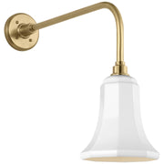 Visual Comfort Signature - TOB 2809HAB/S8-WHT - LED Barn Light - Academy Barn Light - Hand-Rubbed Antique Brass