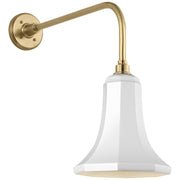 Visual Comfort Signature - TOB 2809HAB/S9-WHT - LED Barn Light - Academy Barn Light - Hand-Rubbed Antique Brass