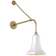 Visual Comfort Signature - TOB 2810HAB/S9-WHT - LED Barn Light - Academy Barn Light - Hand-Rubbed Antique Brass