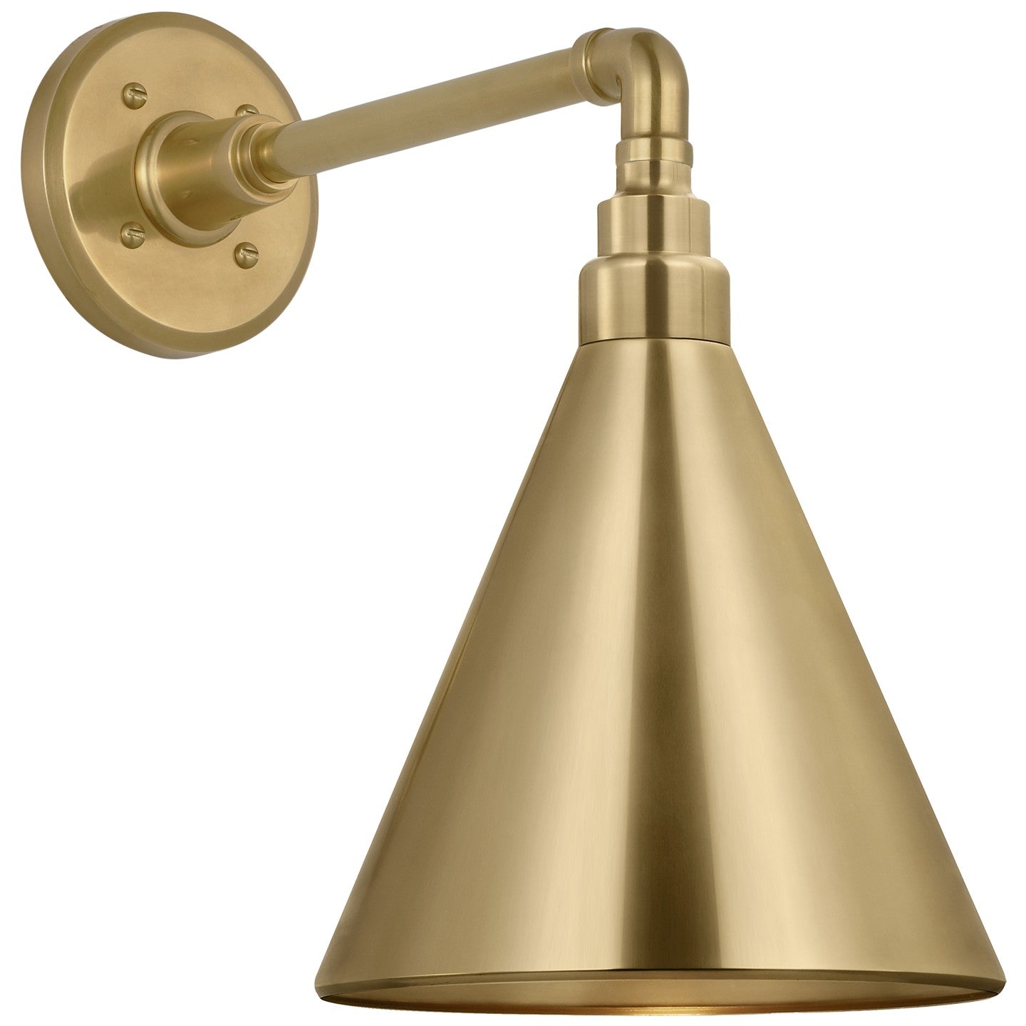 Visual Comfort Signature - TOB 2811HAB/S10-HAB - LED Barn Light - Academy Barn Light - Hand-Rubbed Antique Brass