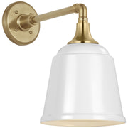 Visual Comfort Signature - TOB 2811HAB/S5-WHT - LED Barn Light - Academy Barn Light - Hand-Rubbed Antique Brass