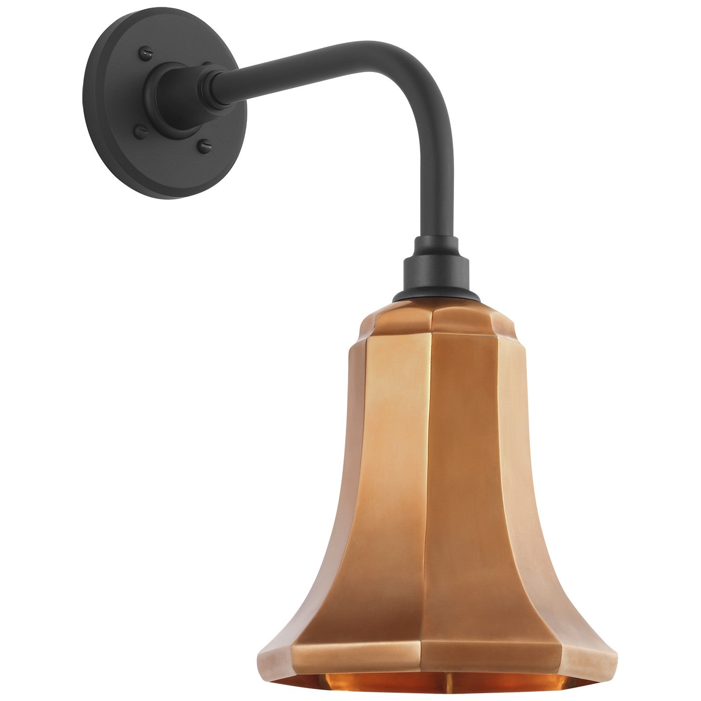Visual Comfort Signature - TOB 2808MBK/S8-SC - LED Barn Light - Academy Barn Light - Matte Black
