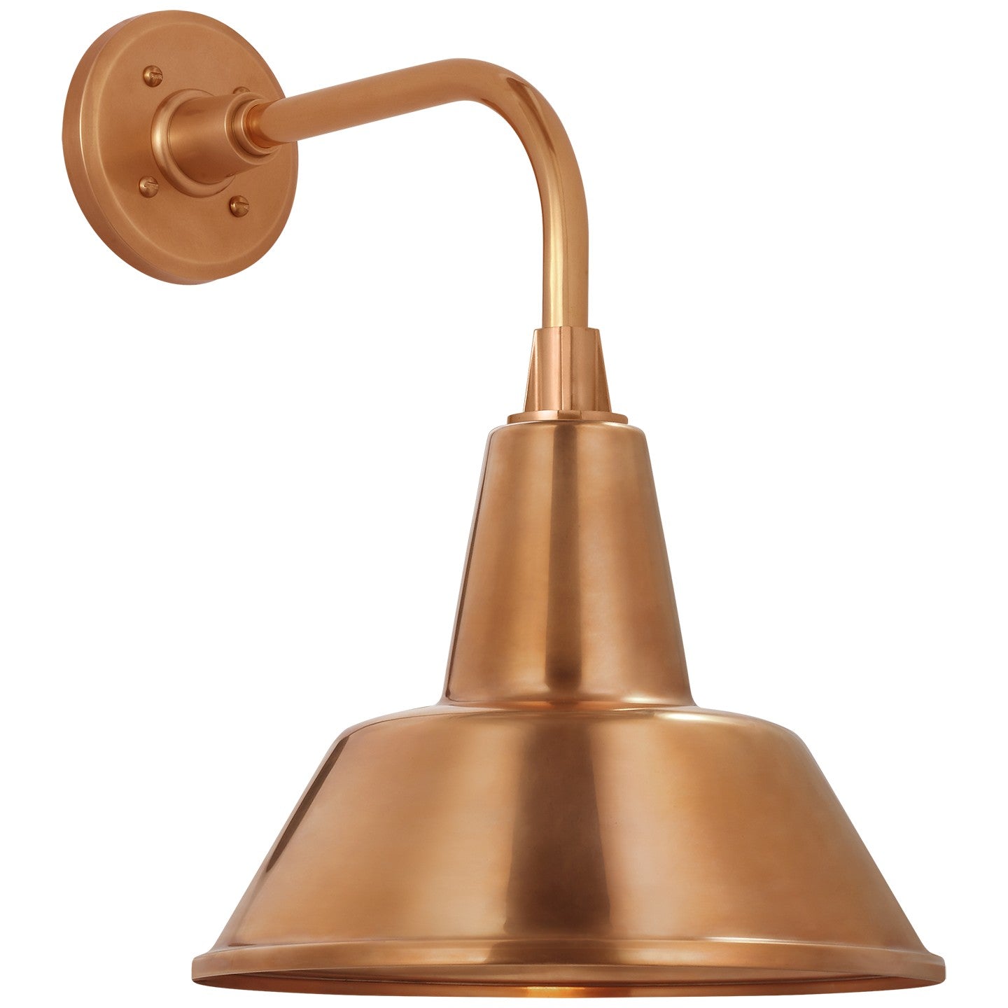 Visual Comfort Signature - TOB 2808SC/S1-SC - LED Barn Light - Academy Barn Light - Soft Copper