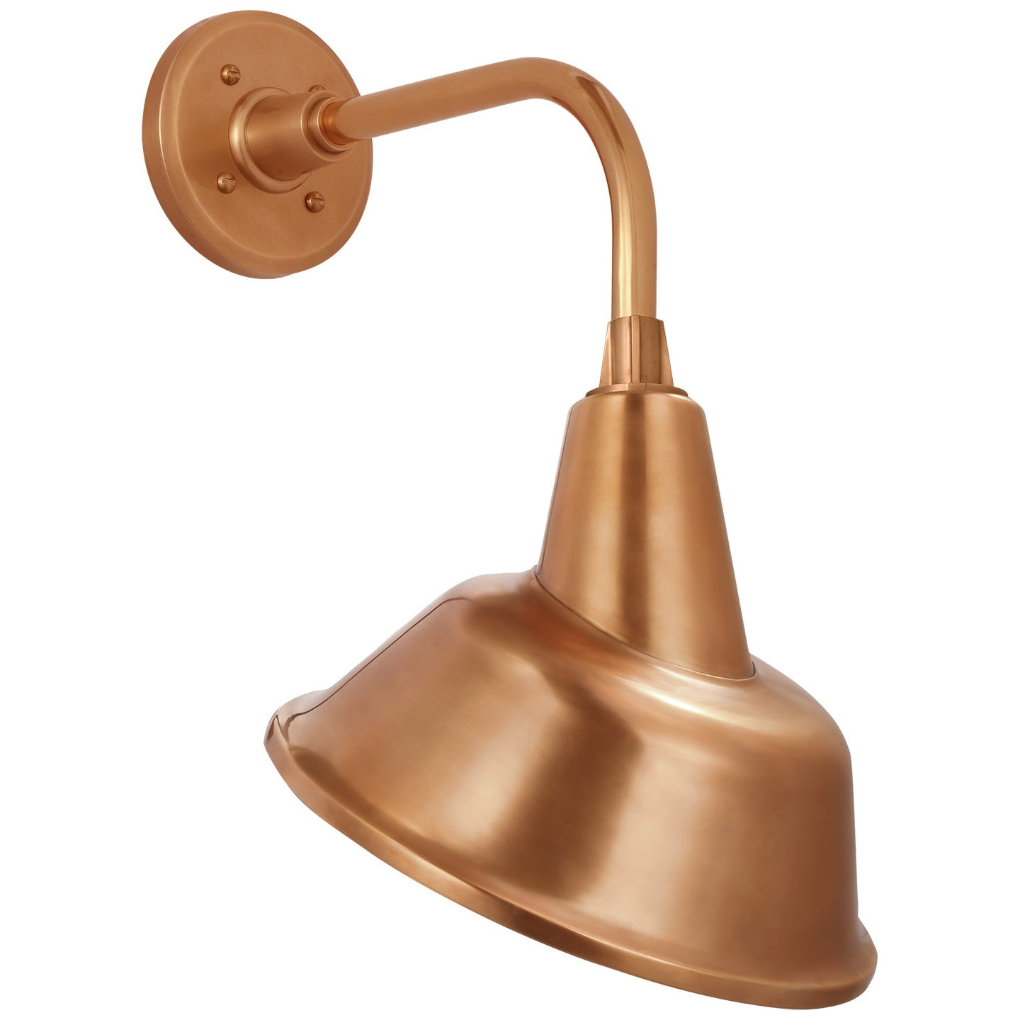 Visual Comfort Signature - TOB 2808SC/S3-SC - LED Barn Light - Academy Barn Light - Soft Copper