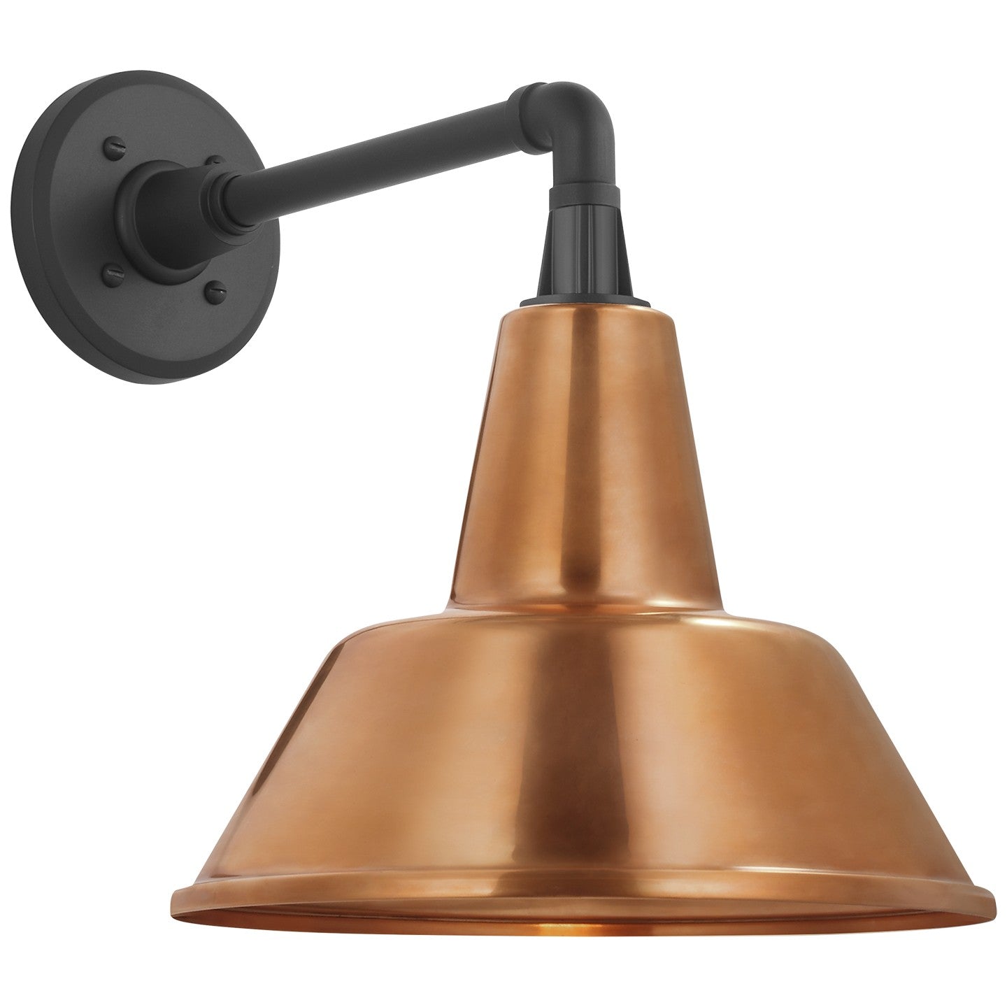 Visual Comfort Signature - TOB 2811MBK/S1-SC - LED Barn Light - Academy Barn Light - Matte Black