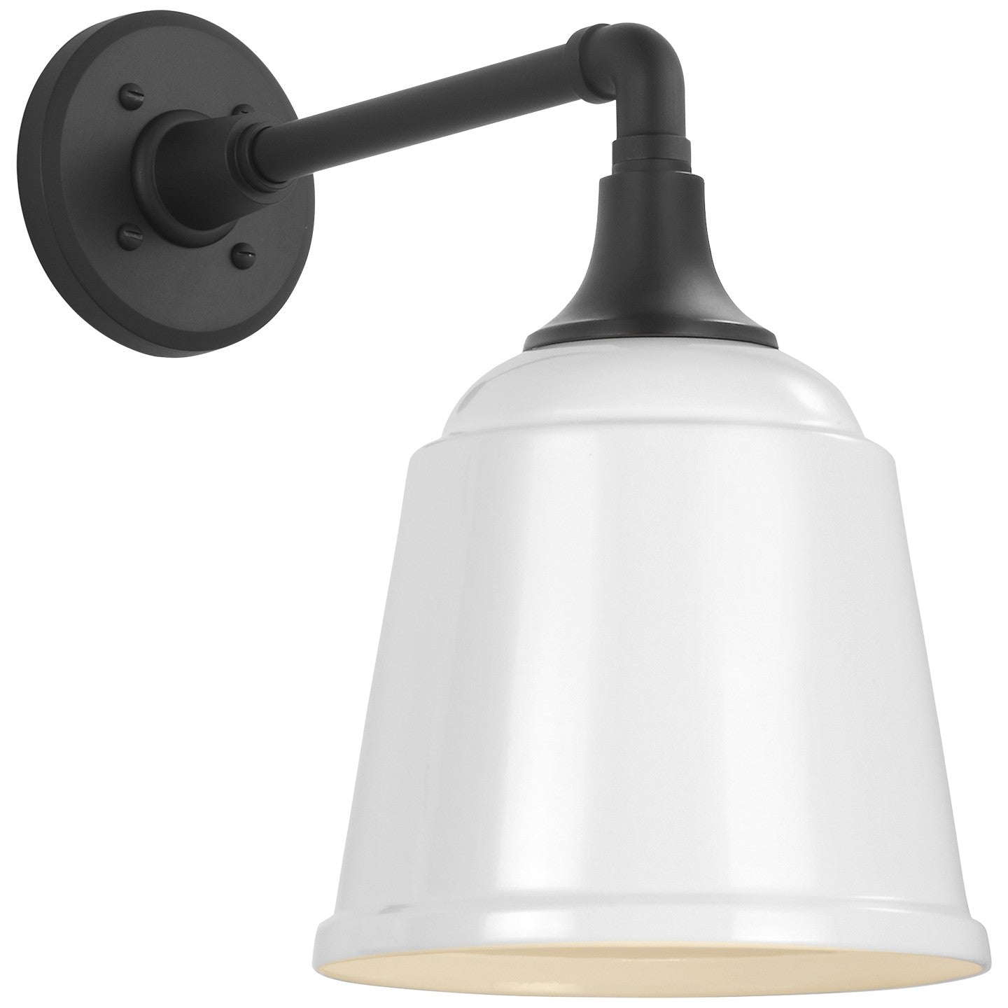 Visual Comfort Signature - TOB 2811MBK/S5-WHT - LED Barn Light - Academy Barn Light - Matte Black
