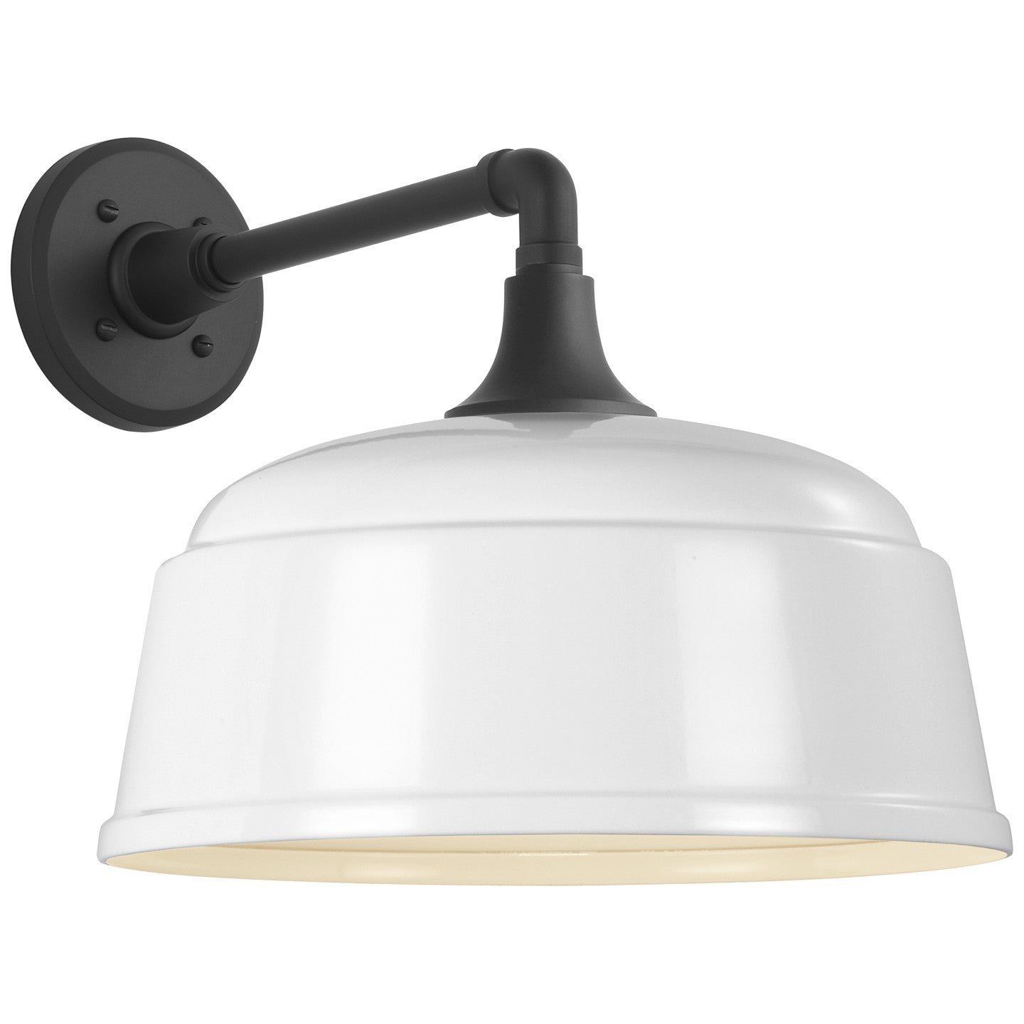 Visual Comfort Signature - TOB 2811MBK/S6-WHT - LED Barn Light - Academy Barn Light - Matte Black