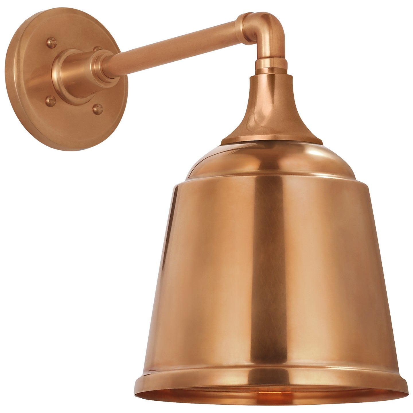 Visual Comfort Signature - TOB 2811SC/S5-SC - LED Barn Light - Academy Barn Light - Soft Copper