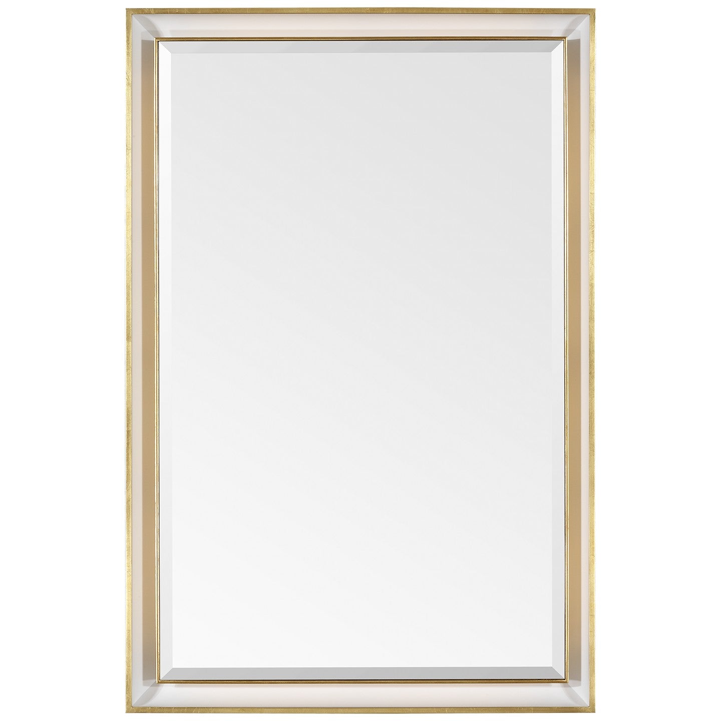 Visual Comfort Signature - TOB 2965MI/G - LED Mirror - Tricia - Modern Iron and Gild