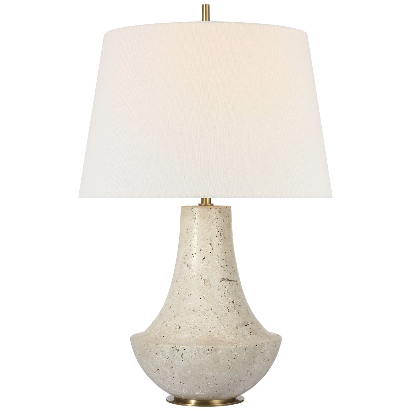 Visual Comfort Signature - TOB 3611NT-L - LED Table Lamp - Kefi - Natural Travertine