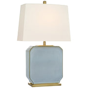 Visual Comfort Signature - TOB 3617SKB-L - LED Table Lamp - Monique - Silk Blue