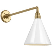 Visual Comfort Signature - TOB 2812HAB/S10-WHT - LED Barn Light - Academy Barn Light - Hand-Rubbed Antique Brass