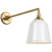 Visual Comfort Signature - TOB 2812HAB/S5-WHT - LED Barn Light - Academy Barn Light - Hand-Rubbed Antique Brass