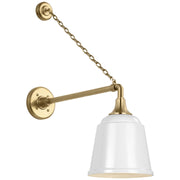 Visual Comfort Signature - TOB 2813HAB/S5-WHT - LED Barn Light - Academy Barn Light - Hand-Rubbed Antique Brass