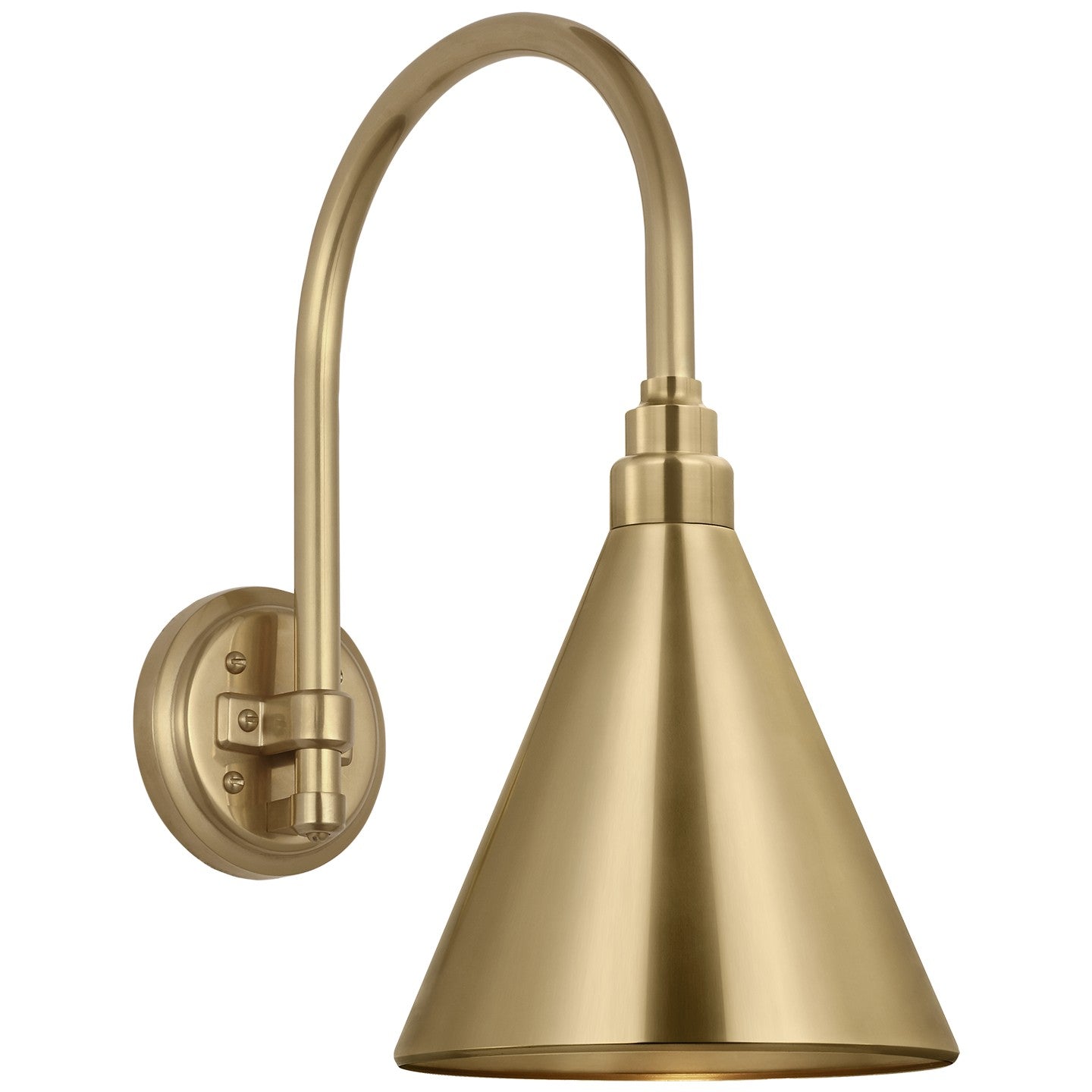Visual Comfort Signature - TOB 2814HAB/S10-HAB - LED Barn Light - Academy Barn Light - Hand-Rubbed Antique Brass