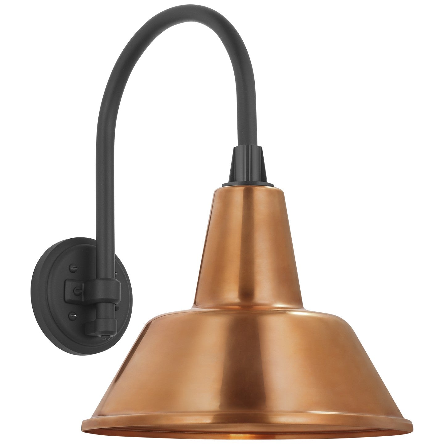 Visual Comfort Signature - TOB 2814MBK/S1-SC - LED Barn Light - Academy Barn Light - Matte Black