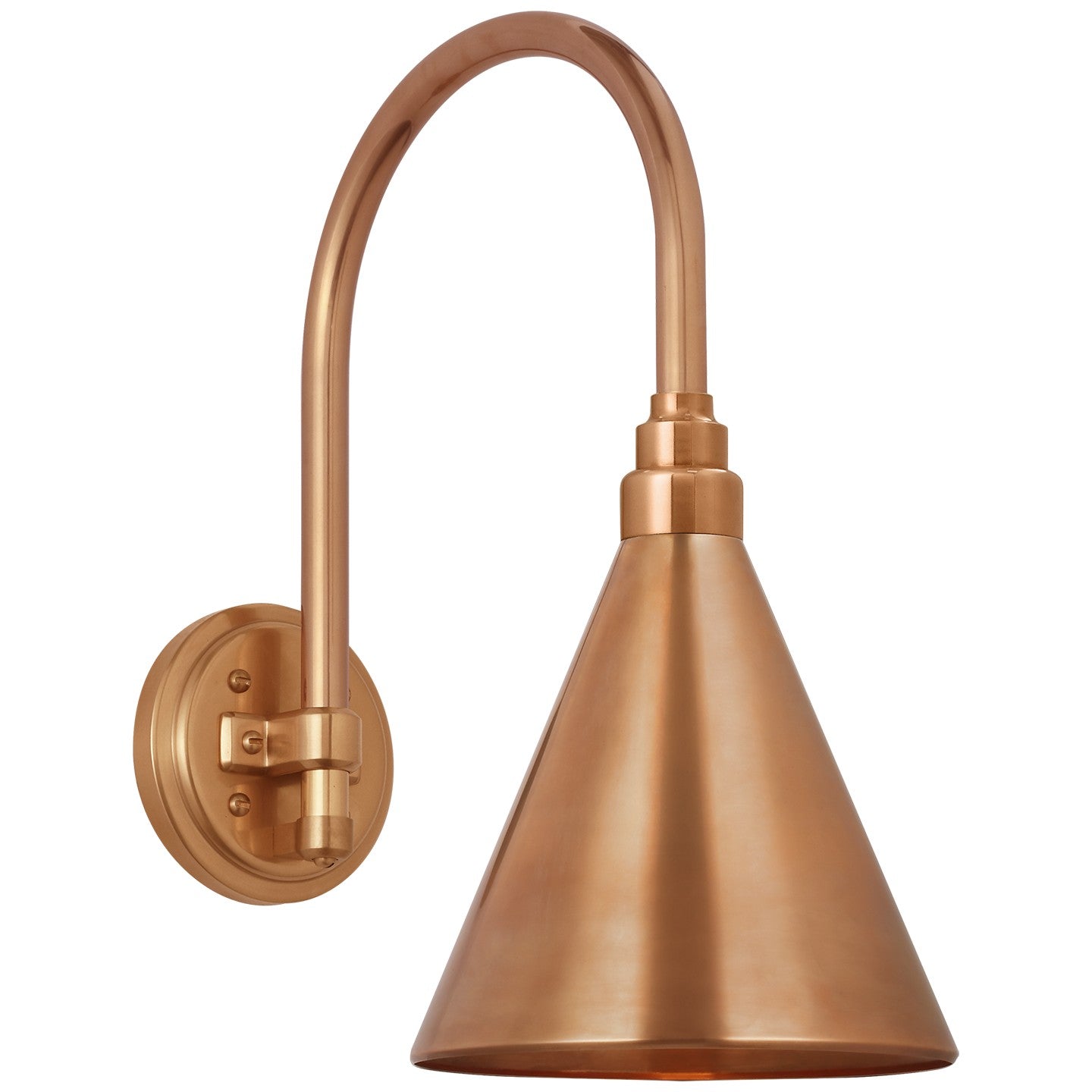 Visual Comfort Signature - TOB 2814SC/S10-SC - LED Barn Light - Academy Barn Light - Soft Copper