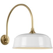 Visual Comfort Signature - TOB 2815HAB/S7-WHT - LED Barn Light - Academy Barn Light - Hand-Rubbed Antique Brass