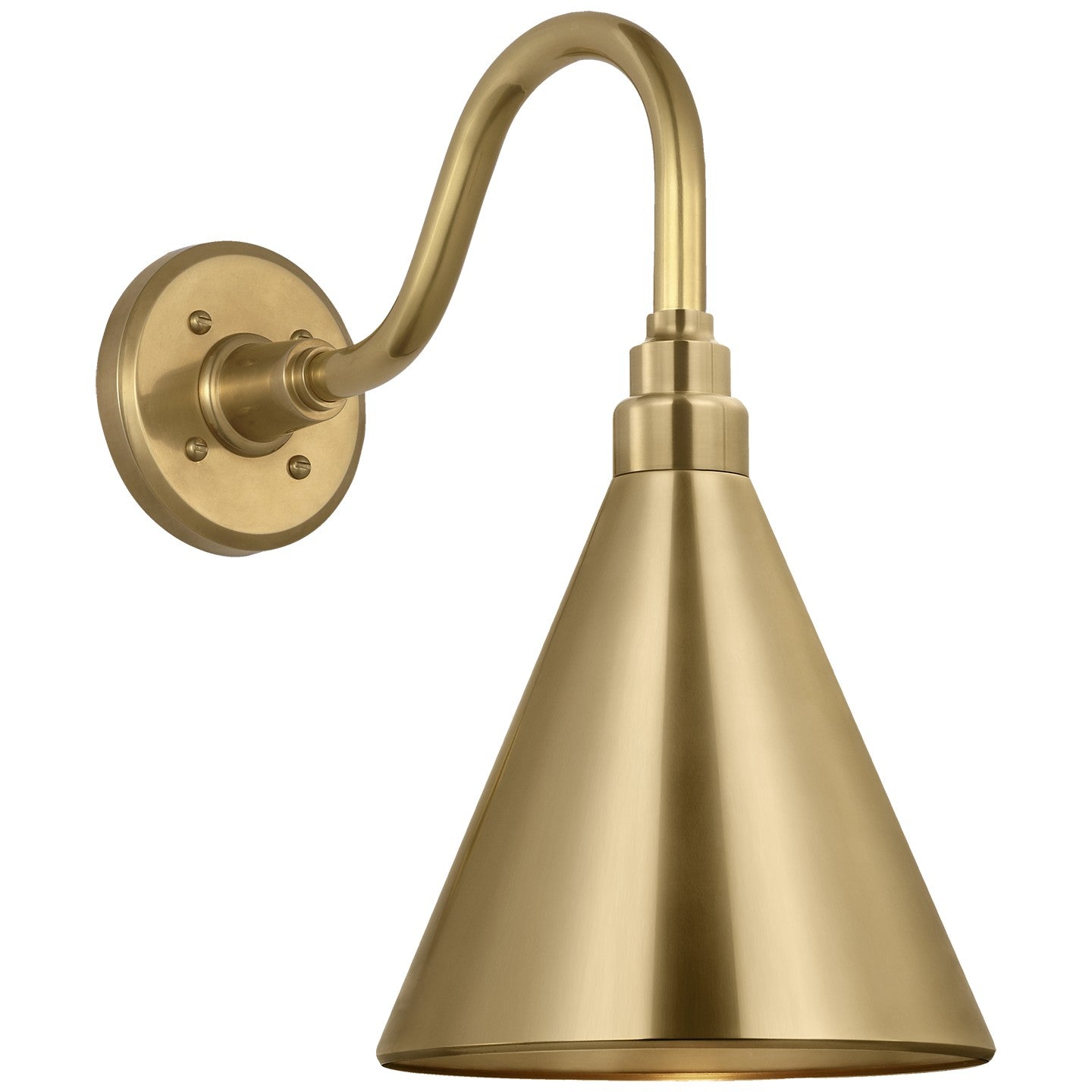 Visual Comfort Signature - TOB 2816HAB/S10-HAB - LED Barn Light - Academy Barn Light - Hand-Rubbed Antique Brass