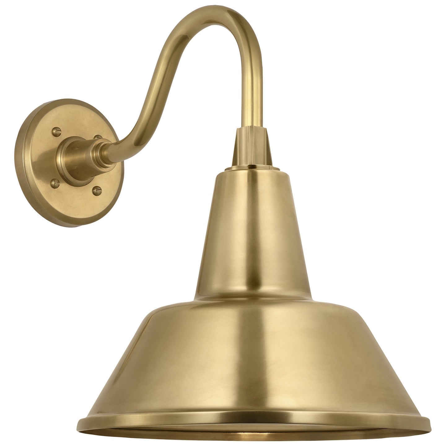 Visual Comfort Signature - TOB 2816HAB/S1-HAB - LED Barn Light - Academy Barn Light - Hand-Rubbed Antique Brass
