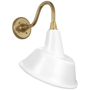 Visual Comfort Signature - TOB 2816HAB/S3-WHT - LED Barn Light - Academy Barn Light - Hand-Rubbed Antique Brass