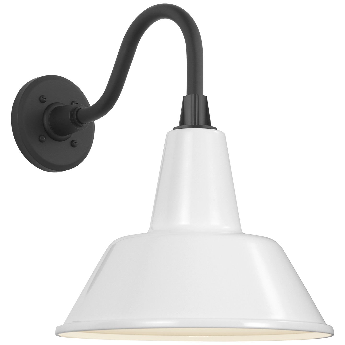 Visual Comfort Signature - TOB 2816MBK/S1-WHT - LED Barn Light - Academy Barn Light - Matte Black