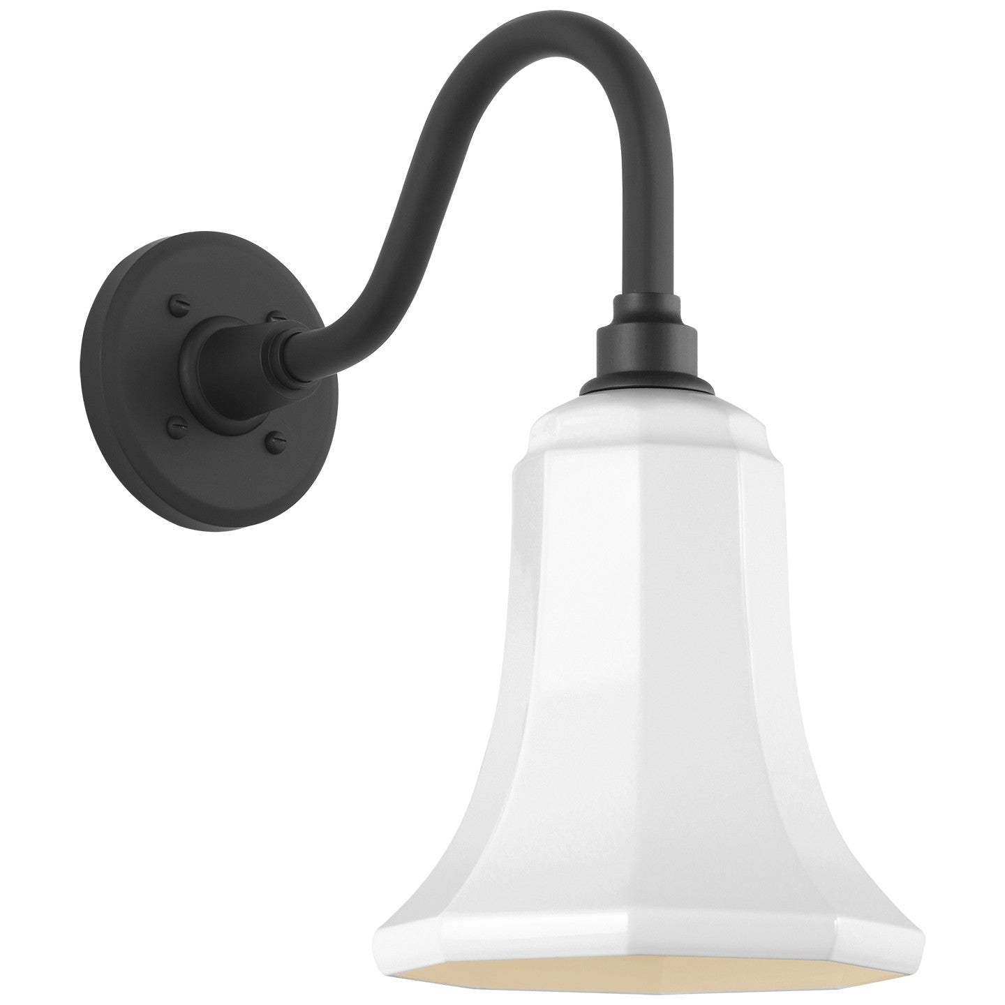 Visual Comfort Signature - TOB 2816MBK/S8-WHT - LED Barn Light - Academy Barn Light - Matte Black