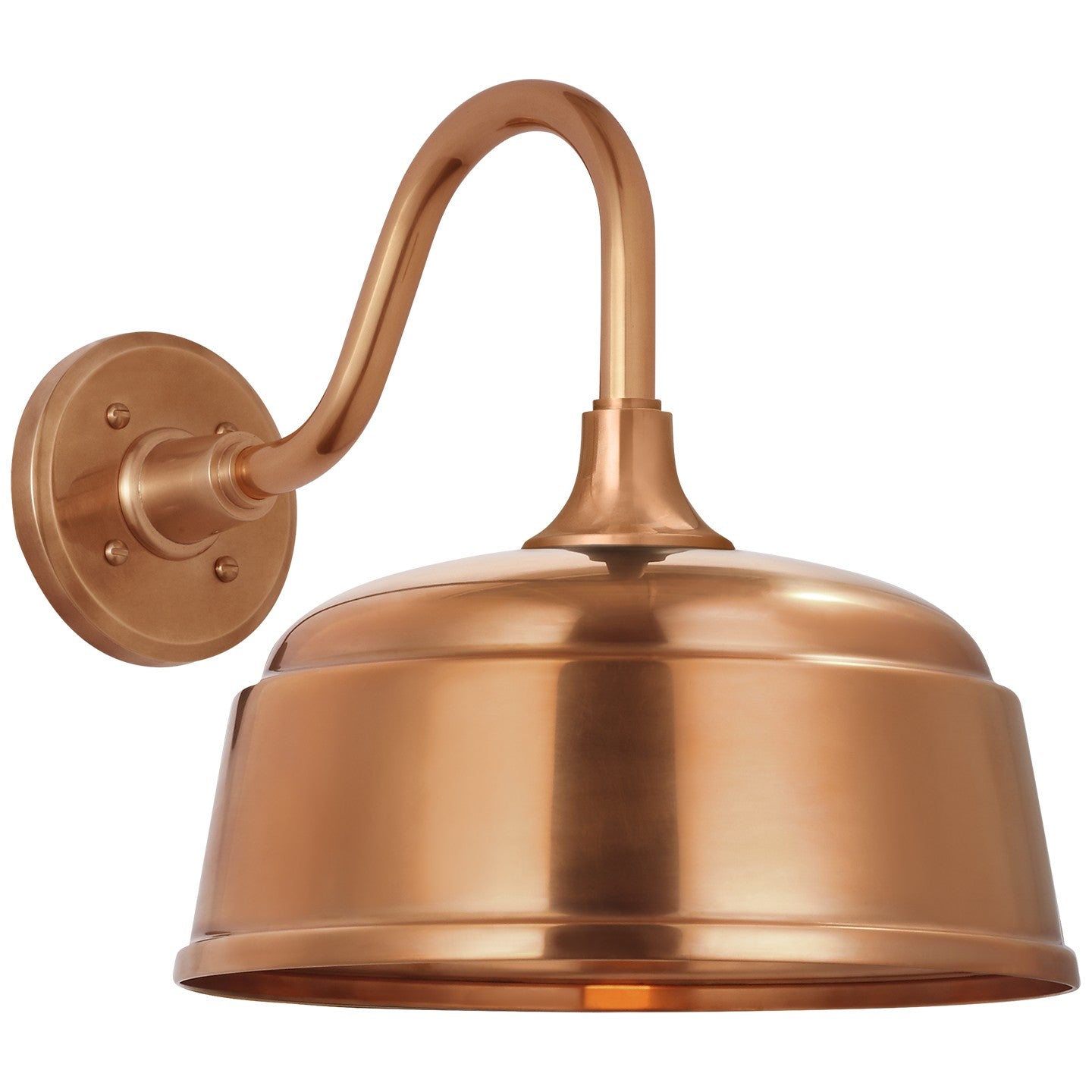 Visual Comfort Signature - TOB 2816SC/S6-SC - LED Barn Light - Academy Barn Light - Soft Copper