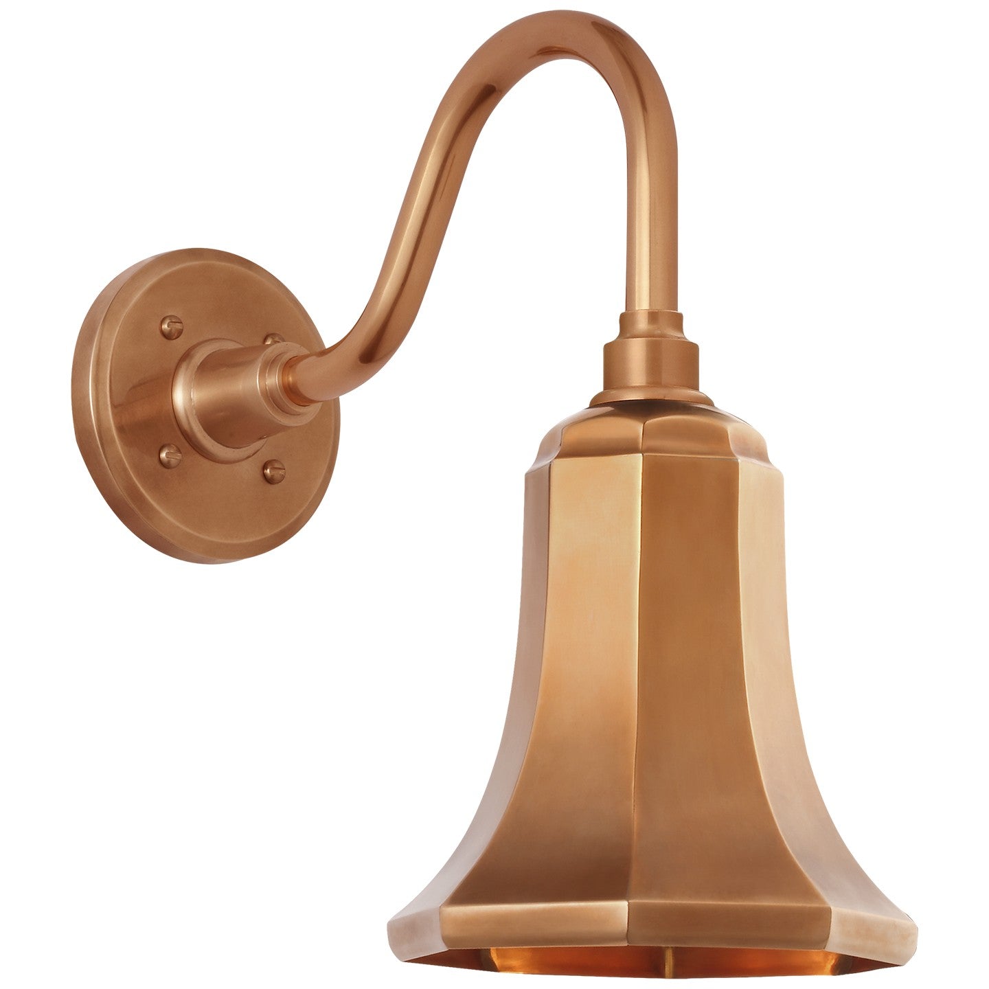 Visual Comfort Signature - TOB 2816SC/S8-SC - LED Barn Light - Academy Barn Light - Soft Copper