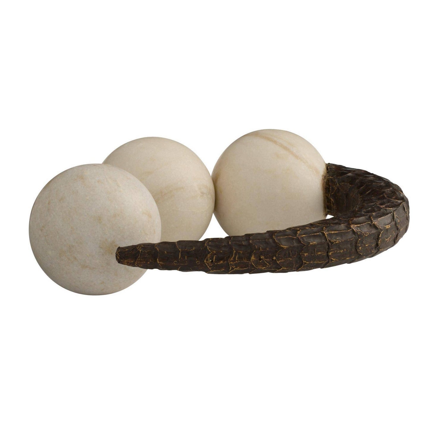 Arteriors - ASI22 - Sculpture - Sonora - White/Bronze