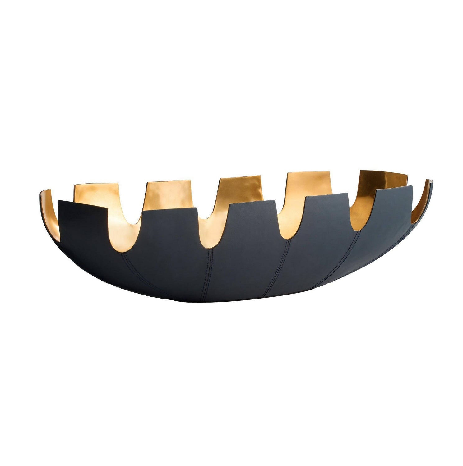 Arteriors - ATI13 - Centerpiece - Triomphe - Navy/Antique Brass