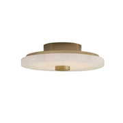 Arteriors - DFC27 - LED Flush Mount - Moers - White/Antique Brass