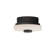 Arteriors - DFC28 - LED Flush Mount - Moers - White/English Bronze