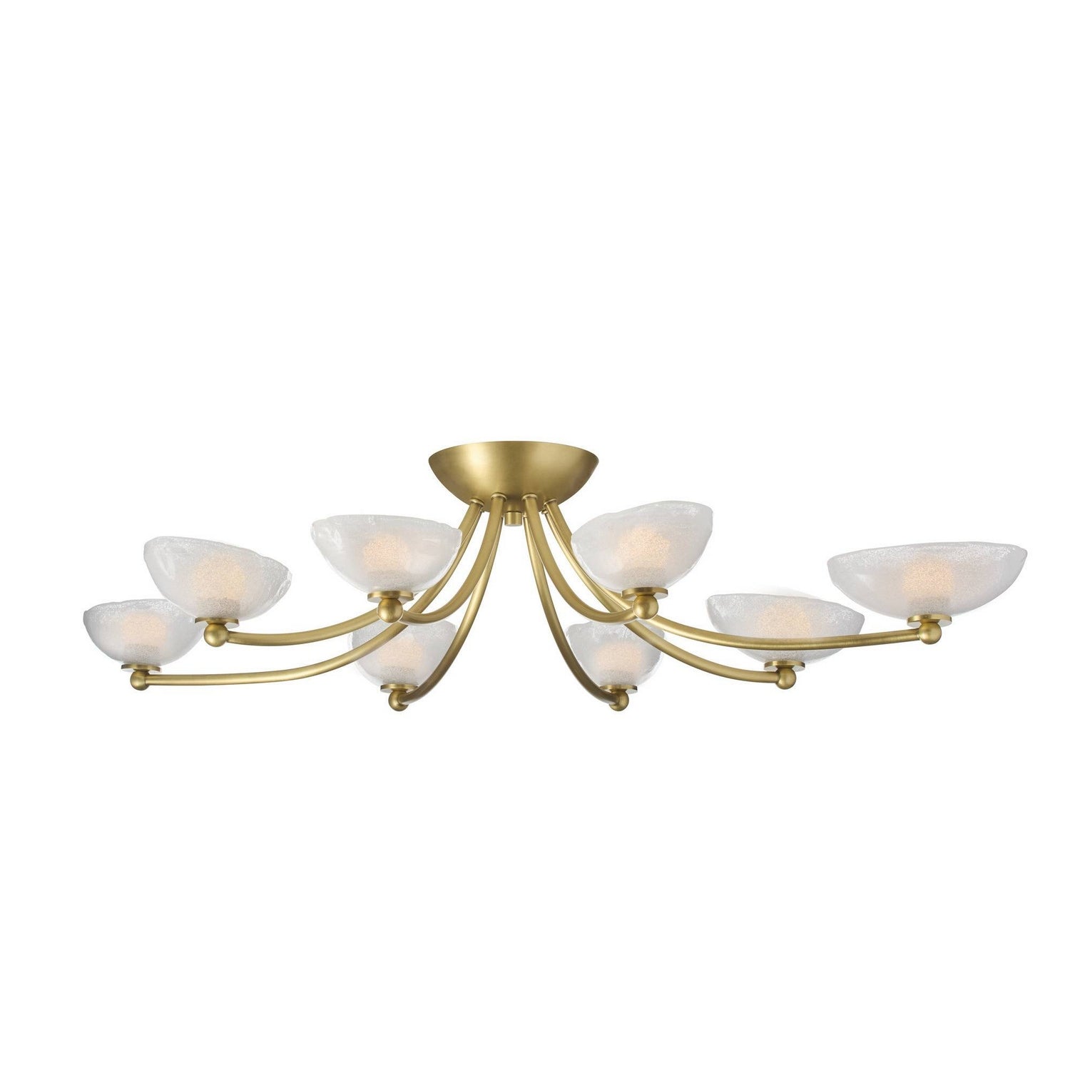 Arteriors - DFC29 - LED Flush Mount - Zamora - Antique Brass/Clear