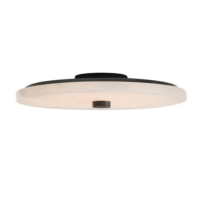 Arteriors - DFC32 - LED Flush Mount - Moers - White/English Bronze