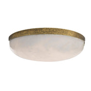 Arteriors - DFC33 - LED Flush Mount - Elara - White/Antique Brass