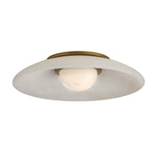 Arteriors - DFC37 - LED Flush Mount - Stella - White/Antique Brass